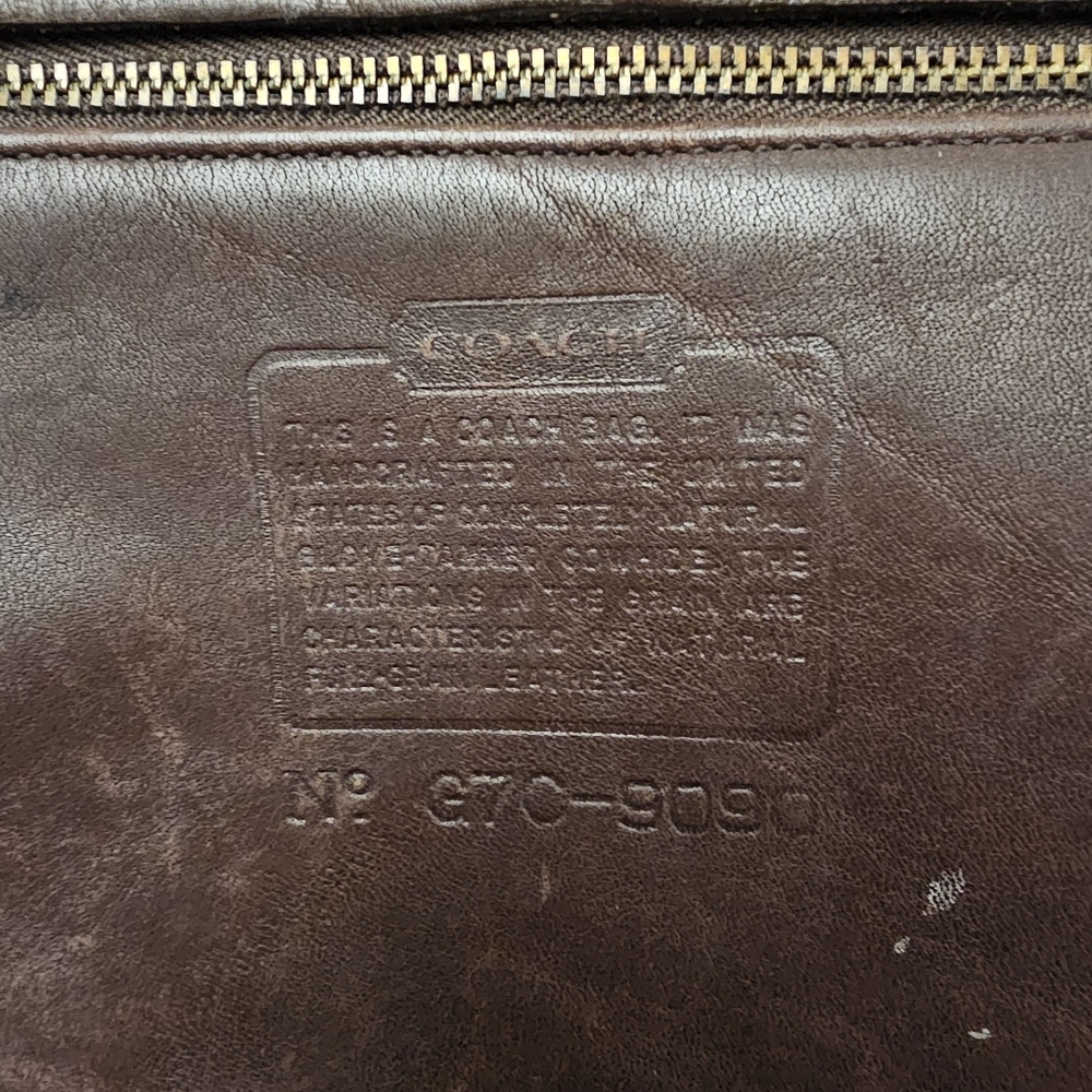 Vintage Coach Legacy Shopper Tote Mahogony - Picture 9 of 9